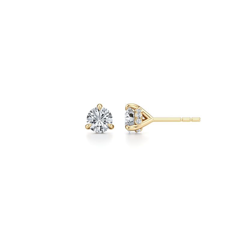 Chelsea Lab Diamond Round Brilliant Martini Studs image 5