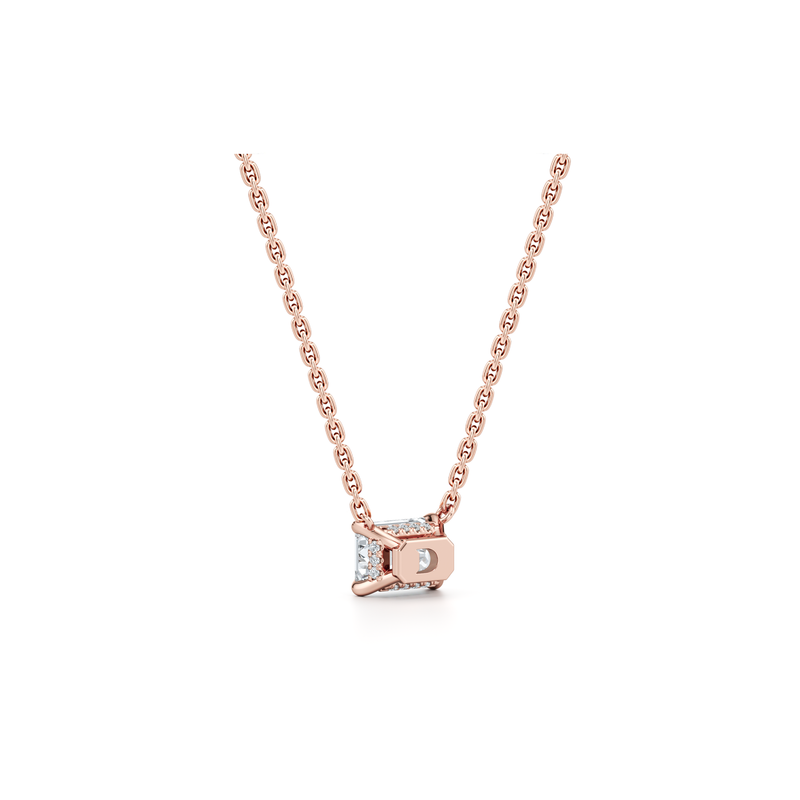 Chelsea Lab Diamond Emerald Pendant image 11