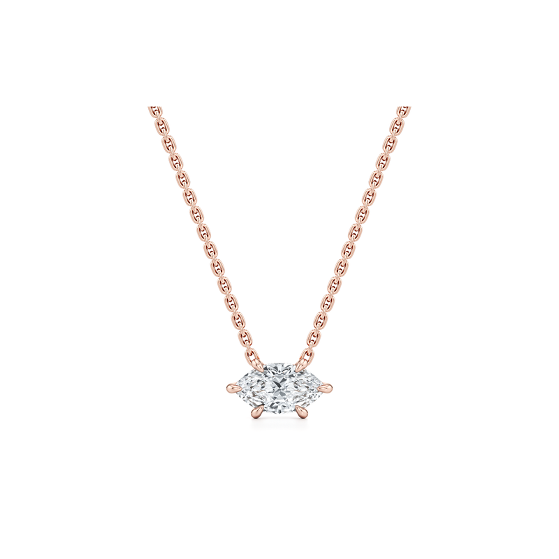 Chelsea Lab Diamond Marquise Pendant image 9