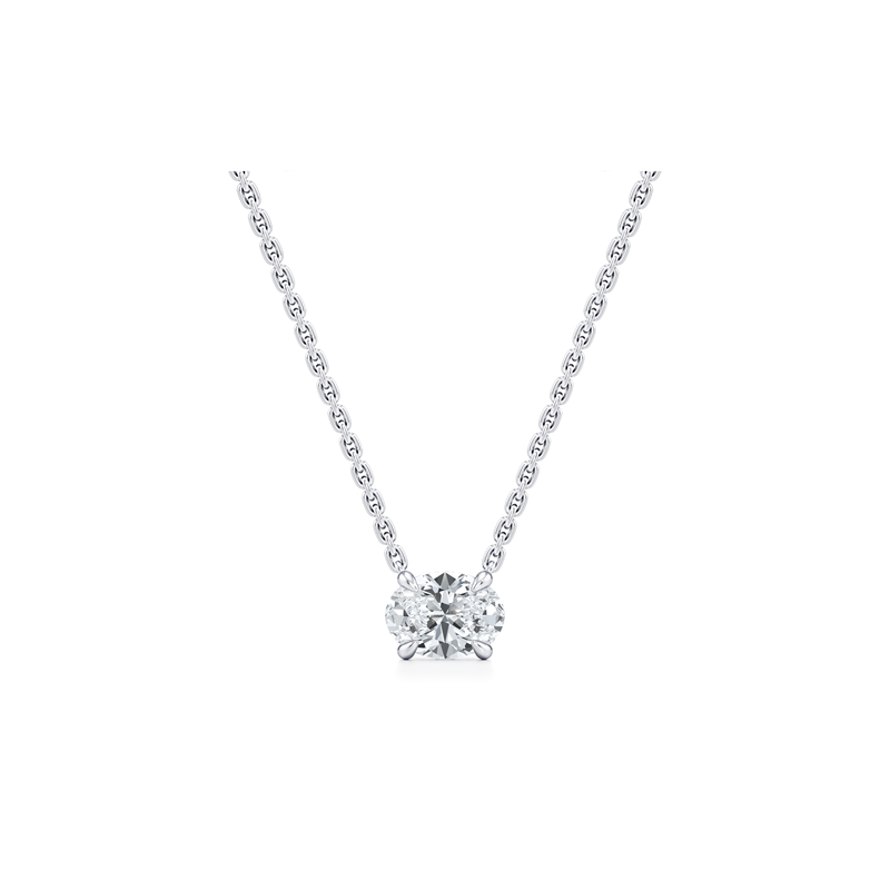 Chelsea Lab Diamond Oval Pendant image 1