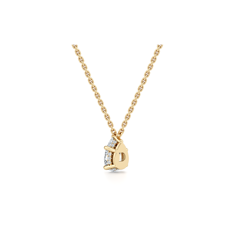 Chelsea Lab Diamond Pear Pendant image 7