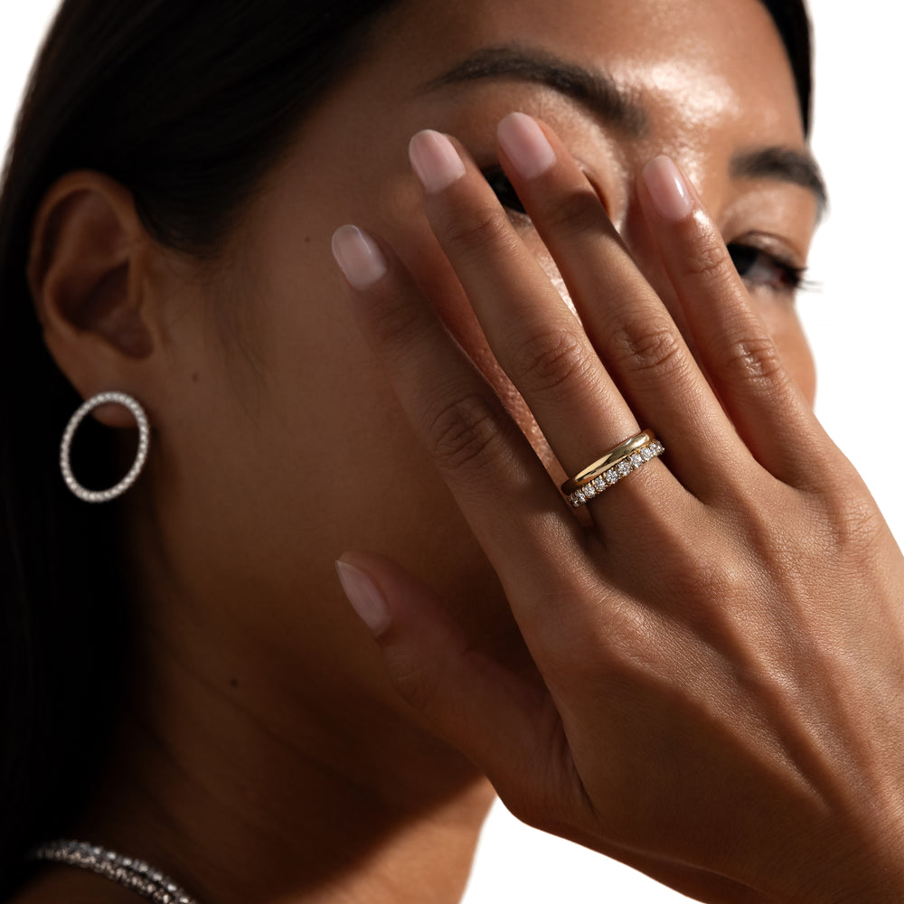 Elle 6MM Dual Lab Diamond Band image 9