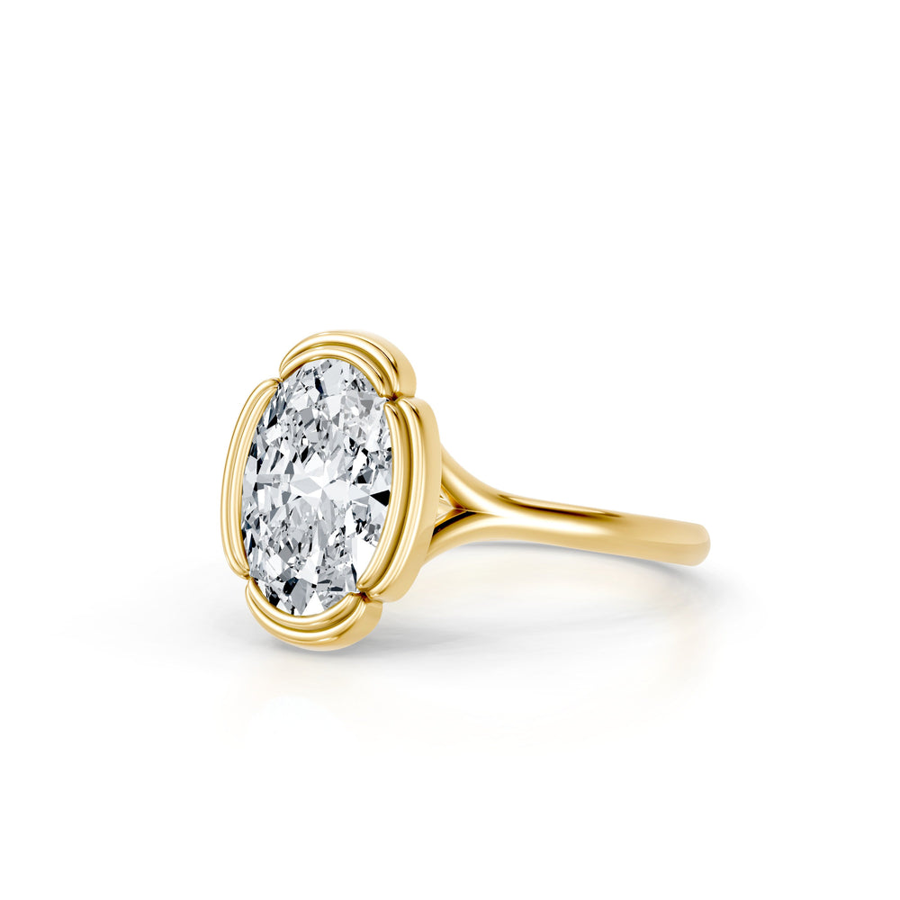 Dorée Solitaire Lab Diamond Engagement Ring image 2