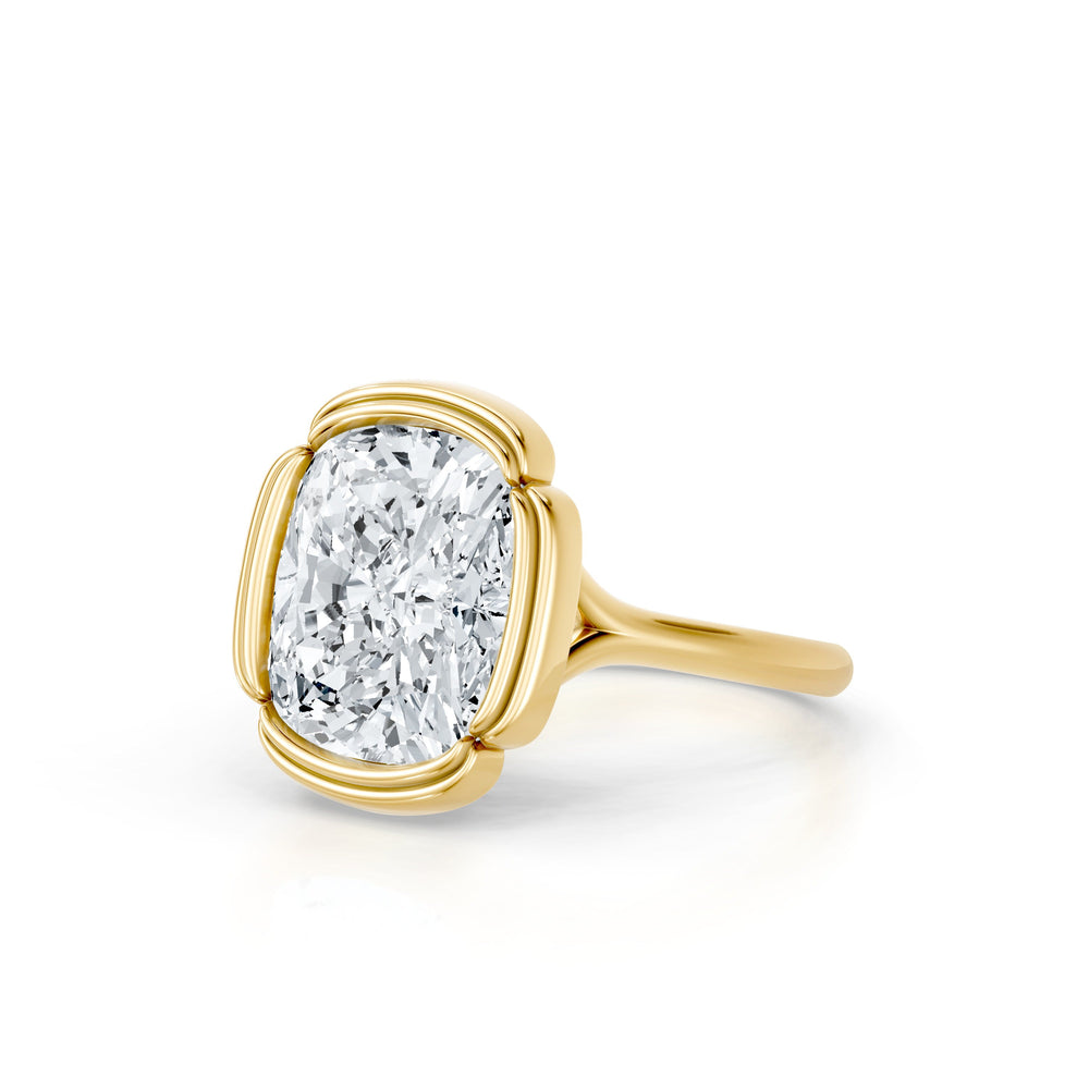 Dorée Solitaire Lab Diamond Engagement Ring image 2