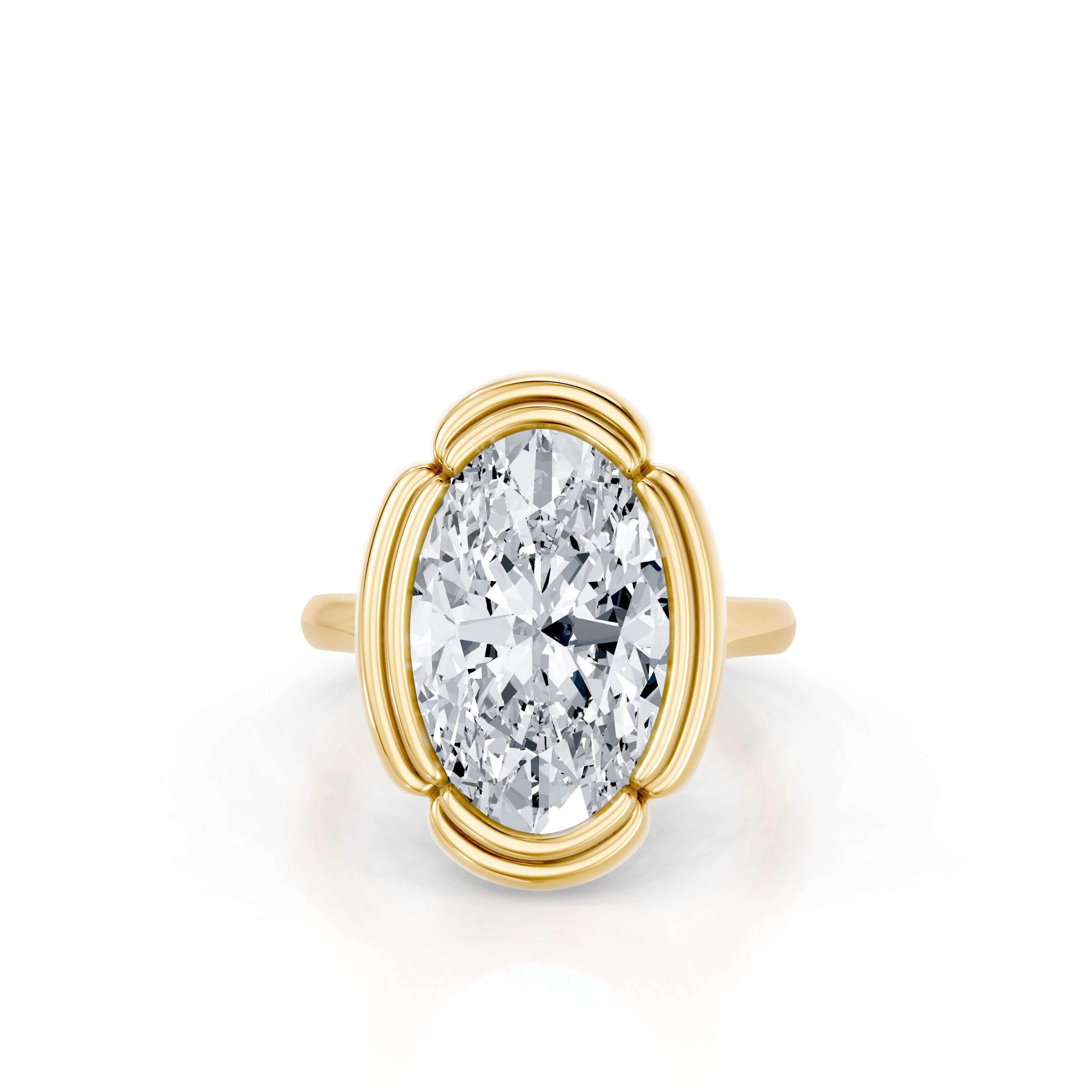 High Jewelry | Dorée Solitaire Lab Diamond Engagement Ring | Jean Dousset
