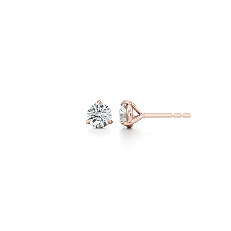 Chelsea Essential Lab Diamond Round Brilliant Martini Studs image 8