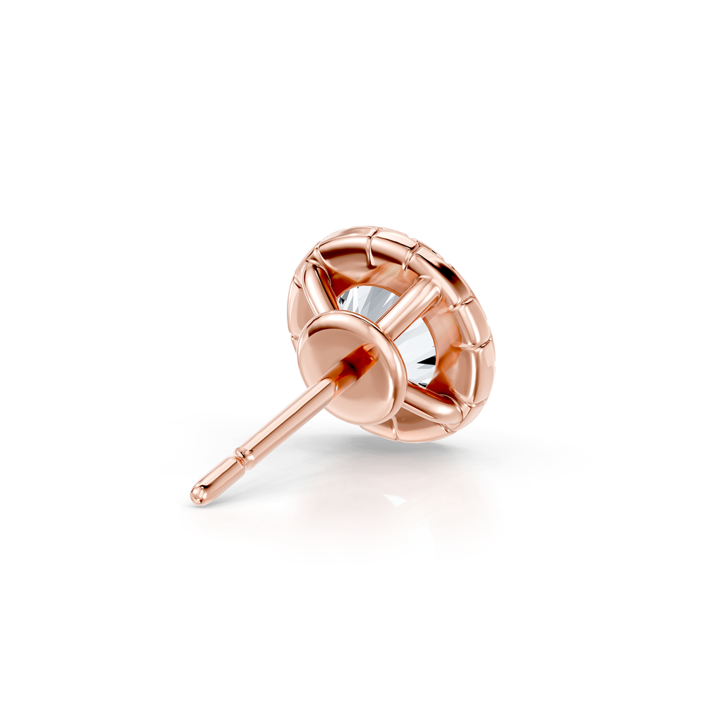 Soho Bezel Essential Lab Diamond Round Brilliant Studs image 21