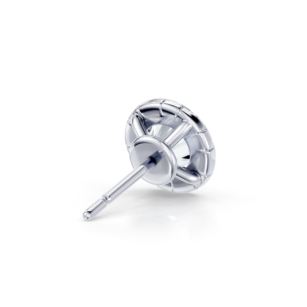 Soho Bezel Essential Lab Diamond Round Brilliant Studs image 15