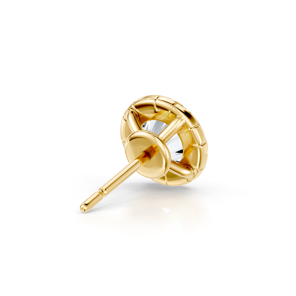 Soho Bezel Essential Lab Diamond Round Brilliant Studs image 18