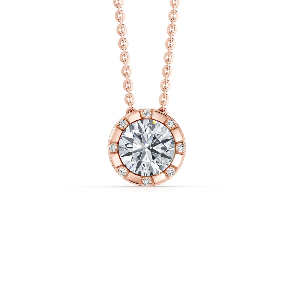 Soho Bezel Round Brilliant Studded Necklace image 25