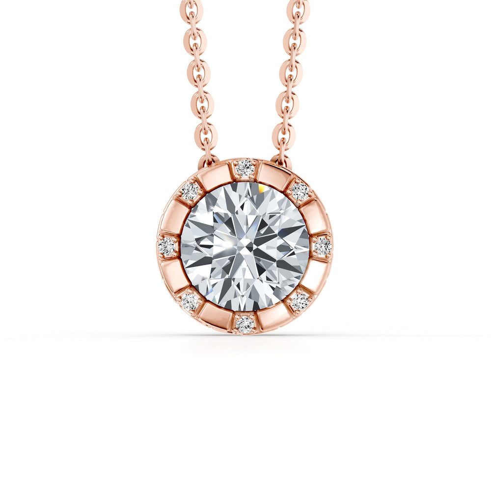 Soho Bezel Round Brilliant Studded Necklace image 26