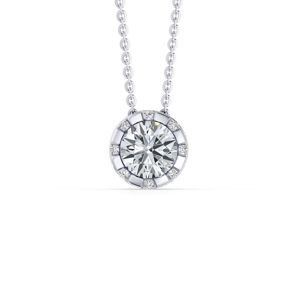 Soho Bezel Round Brilliant Studded Necklace image 29