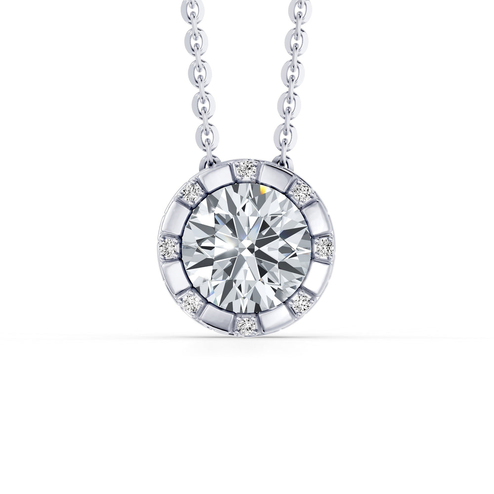 Soho Bezel Round Brilliant Studded Necklace image 18