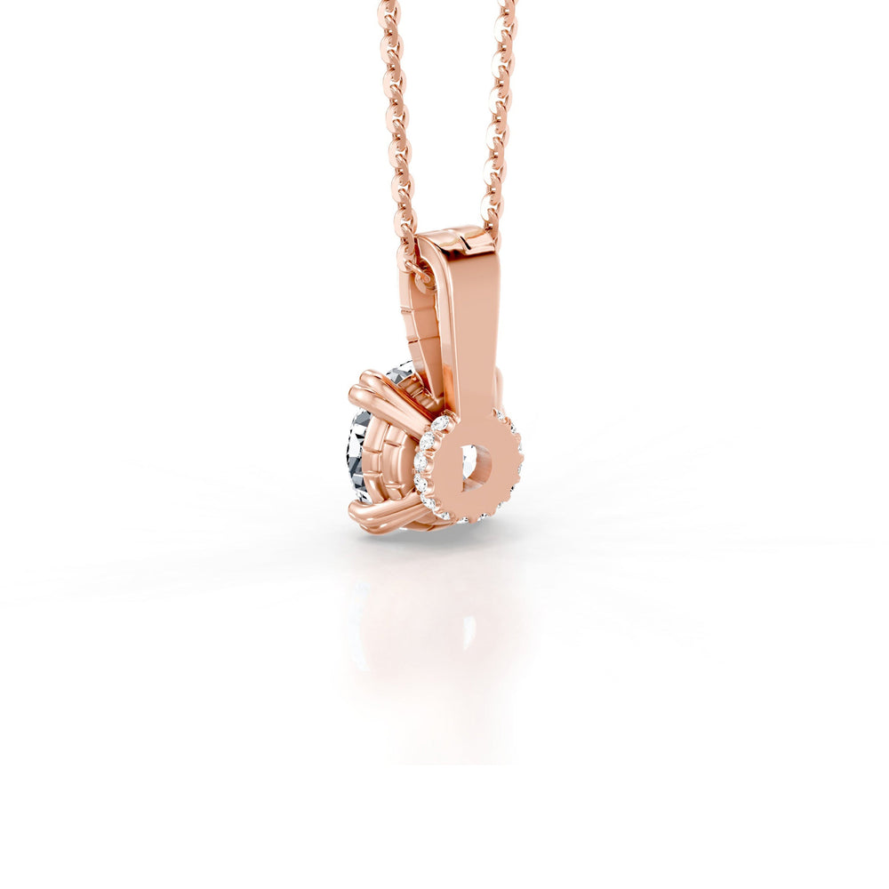 Soho Bezel Lab Diamond Round Brilliant Pendant image 28