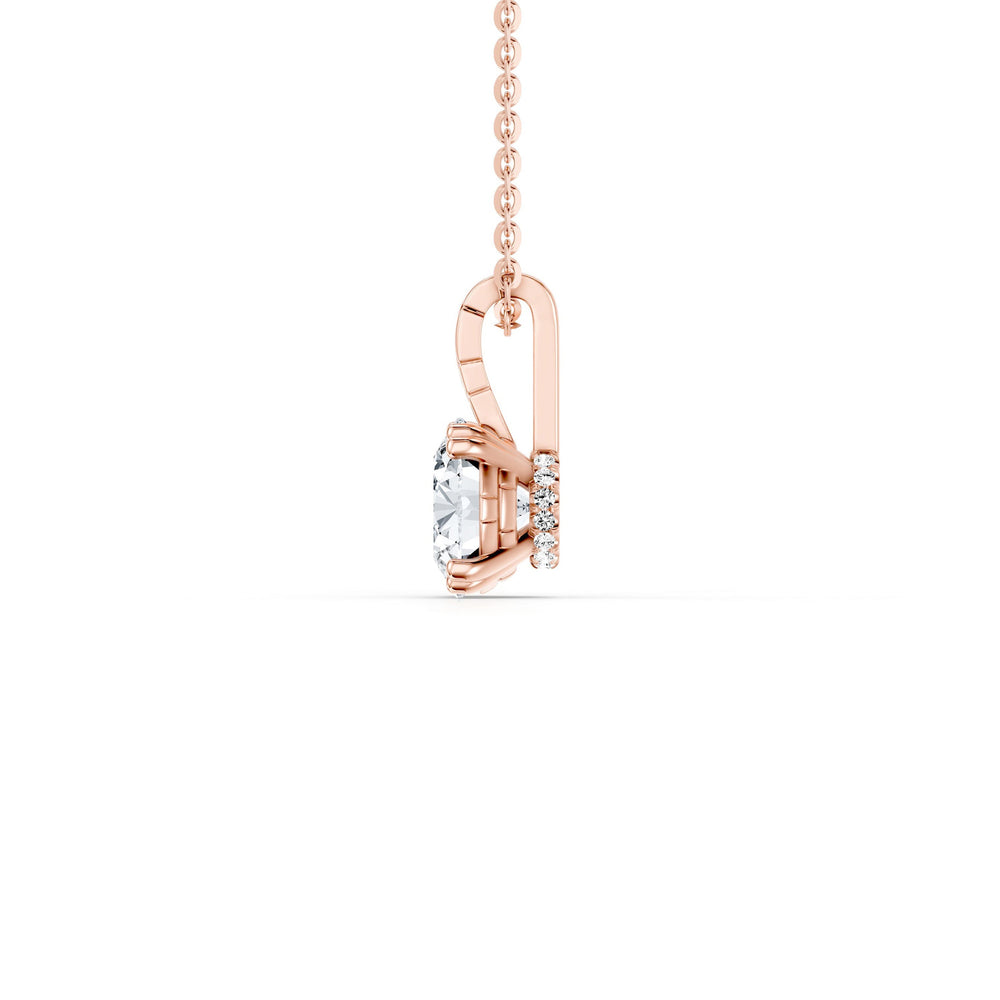Soho Bezel Lab Diamond Round Brilliant Pendant image 27