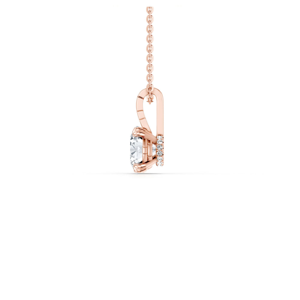 Soho Bezel Lab Diamond Round Brilliant Pendant image 28