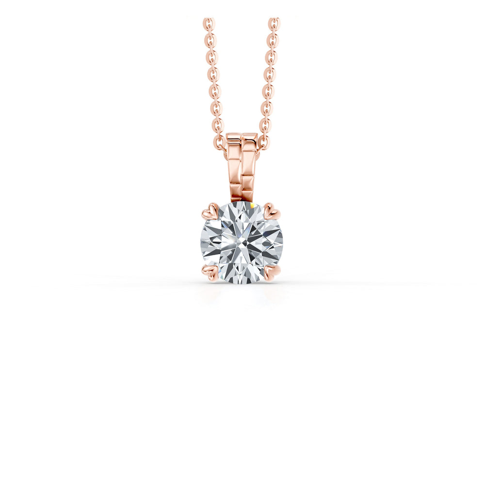 Soho Bezel Lab Diamond Round Brilliant Pendant image 25