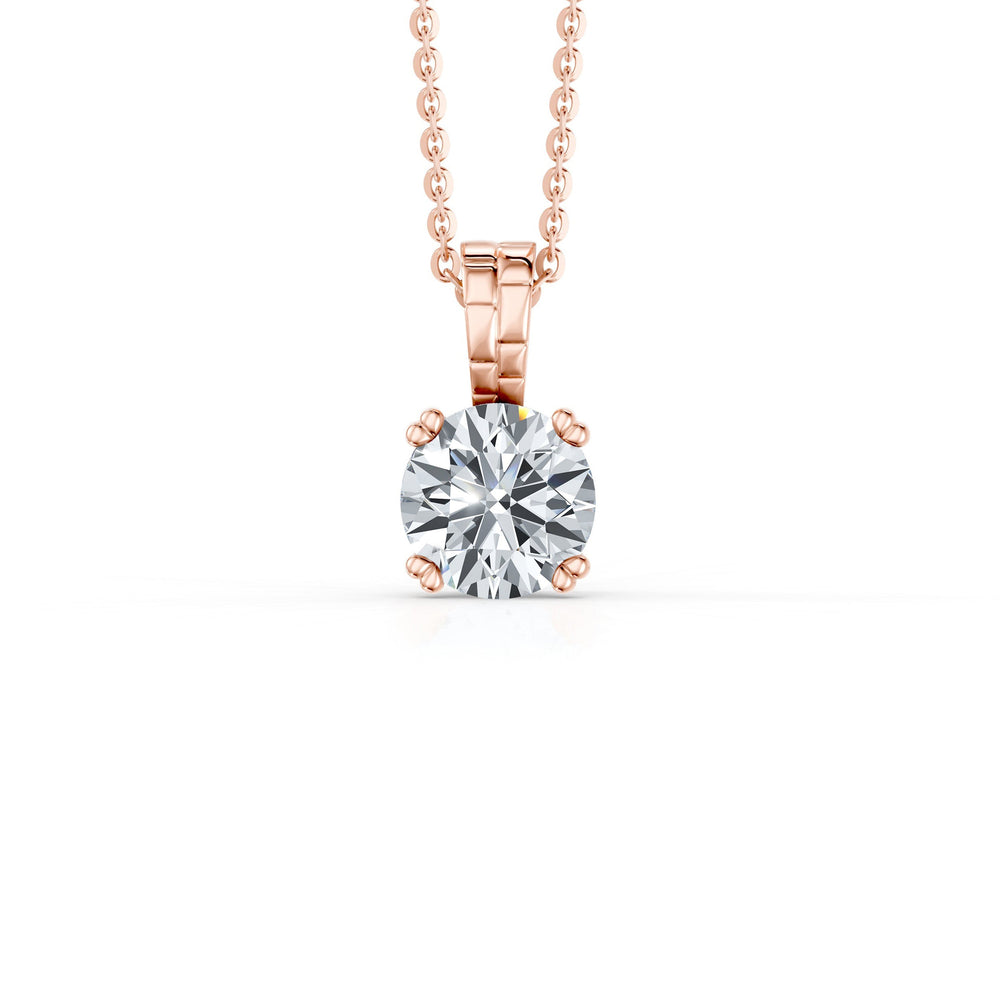 Soho Bezel Lab Diamond Round Brilliant Pendant image 25