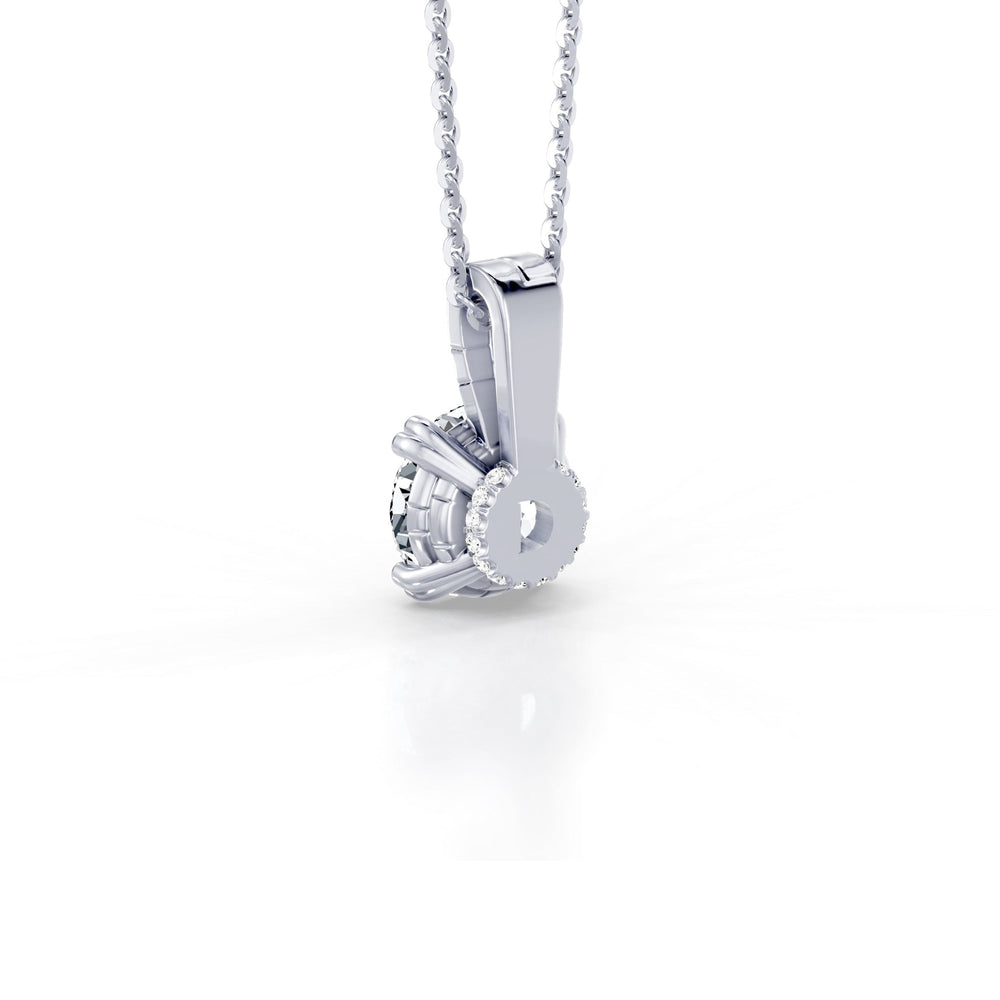 Soho Bezel Lab Diamond Round Brilliant Pendant image 32