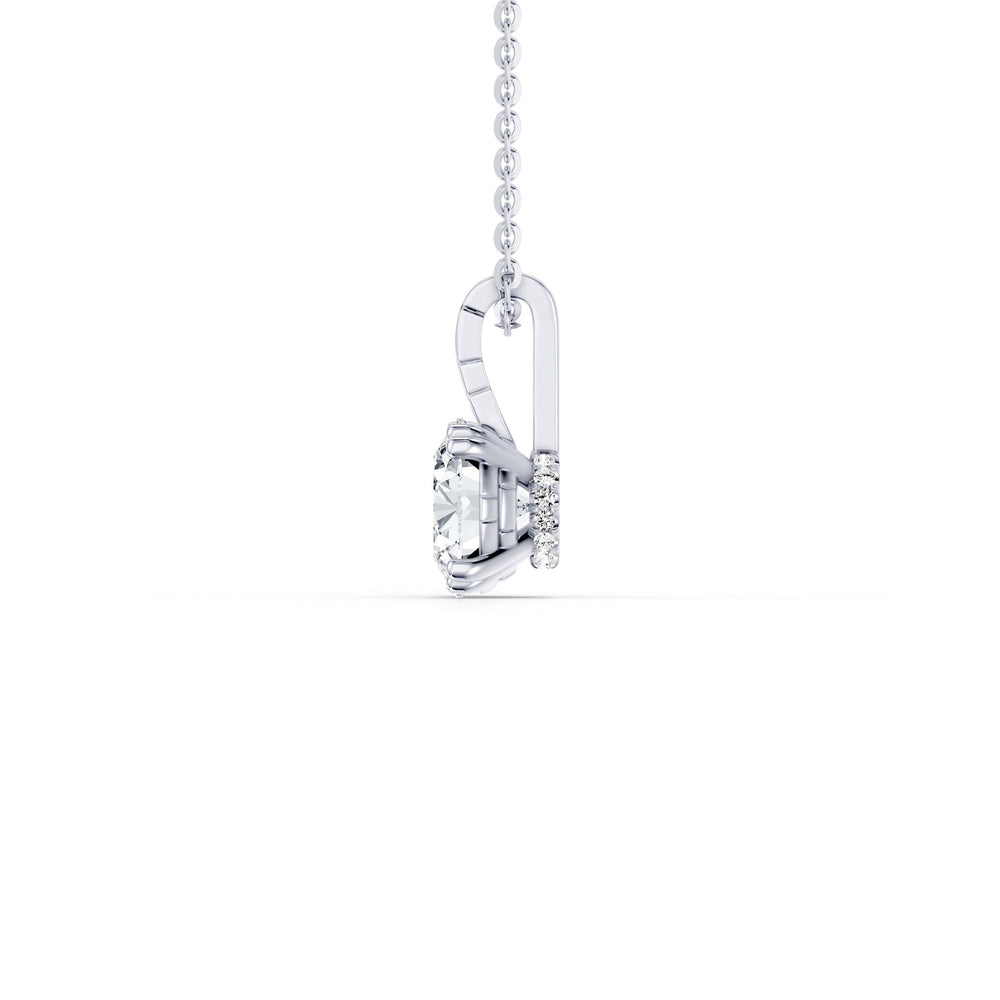 Soho Bezel Lab Diamond Round Brilliant Pendant image 19