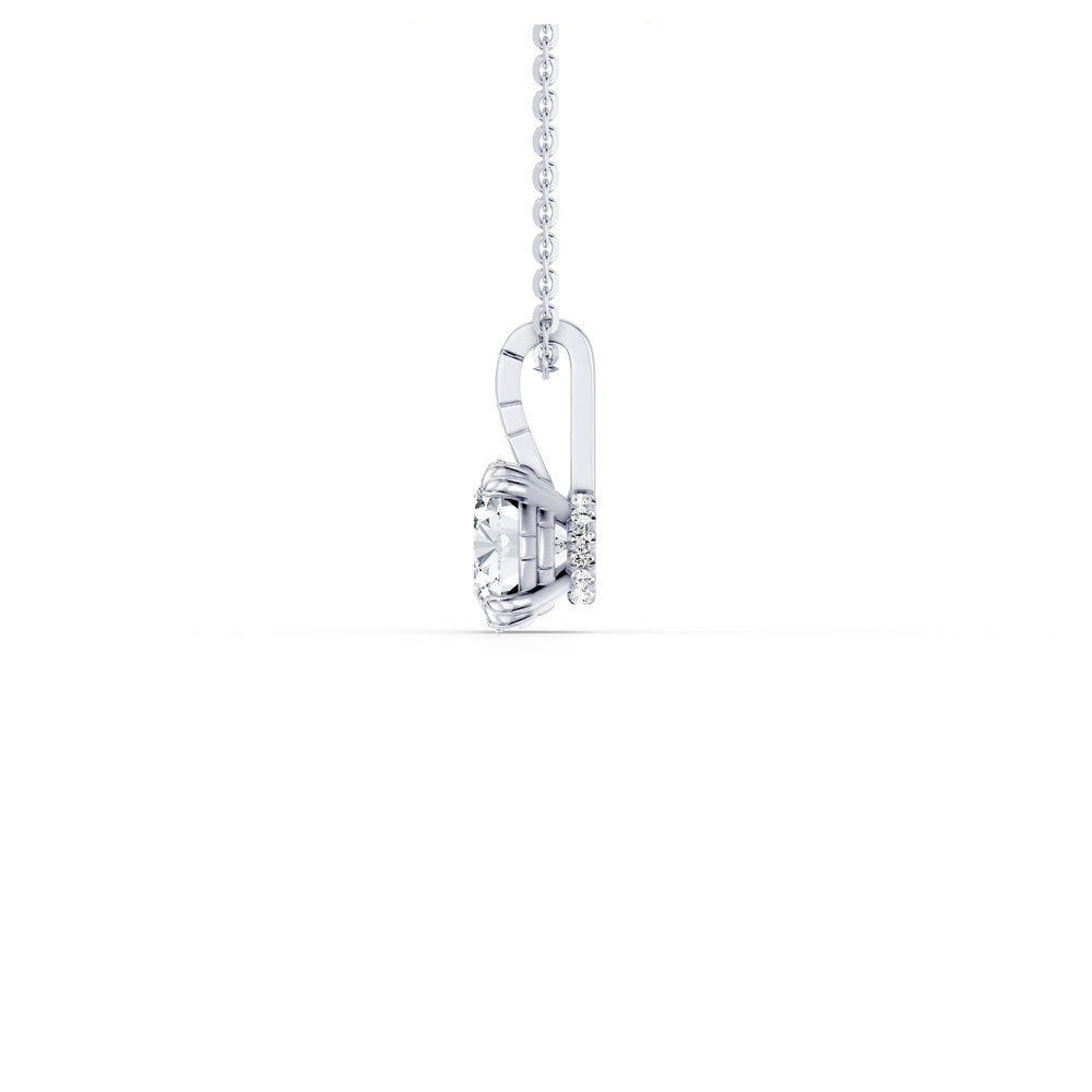 Soho Bezel Lab Diamond Round Brilliant Pendant image 32