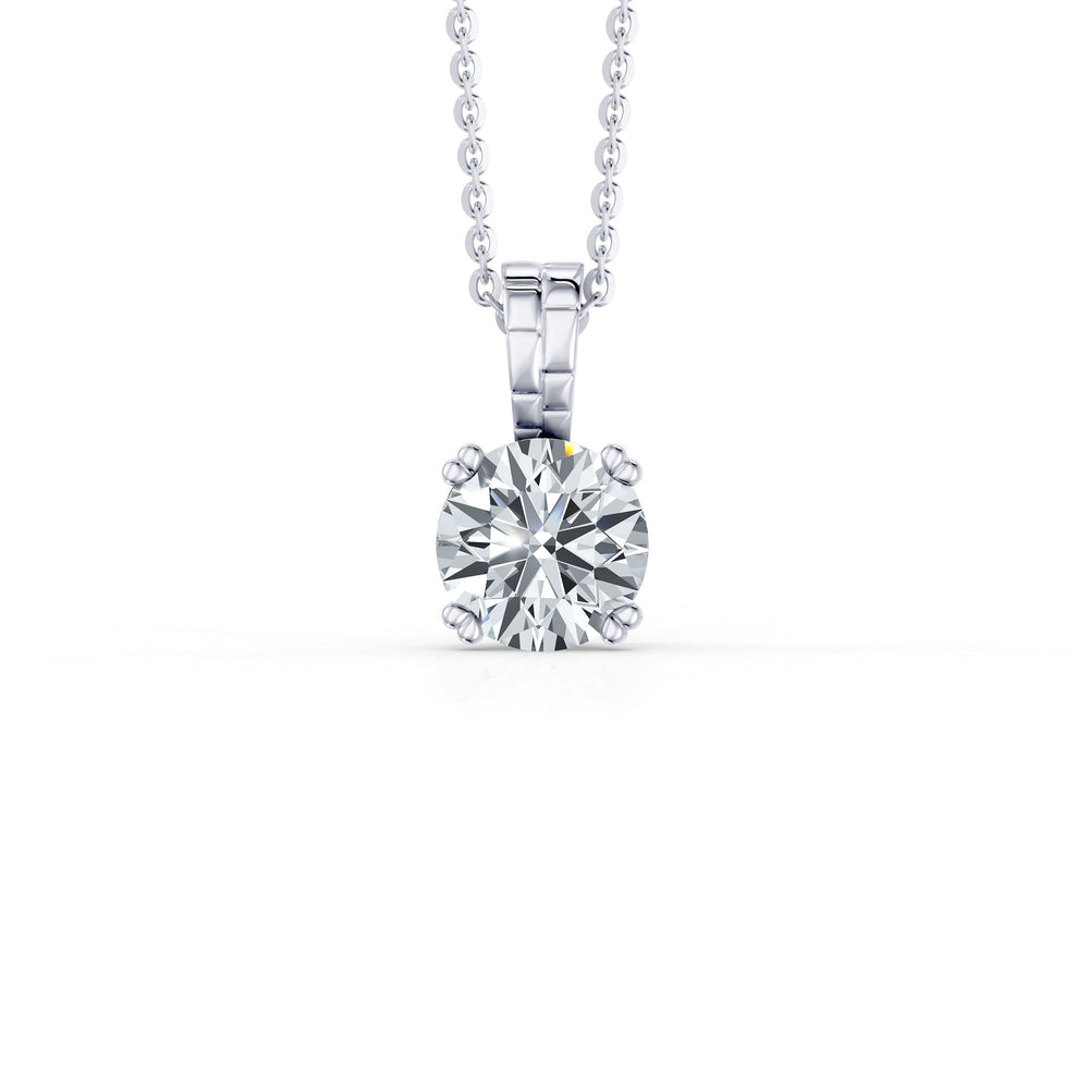 Soho Bezel Lab Diamond Round Brilliant Pendant image 17