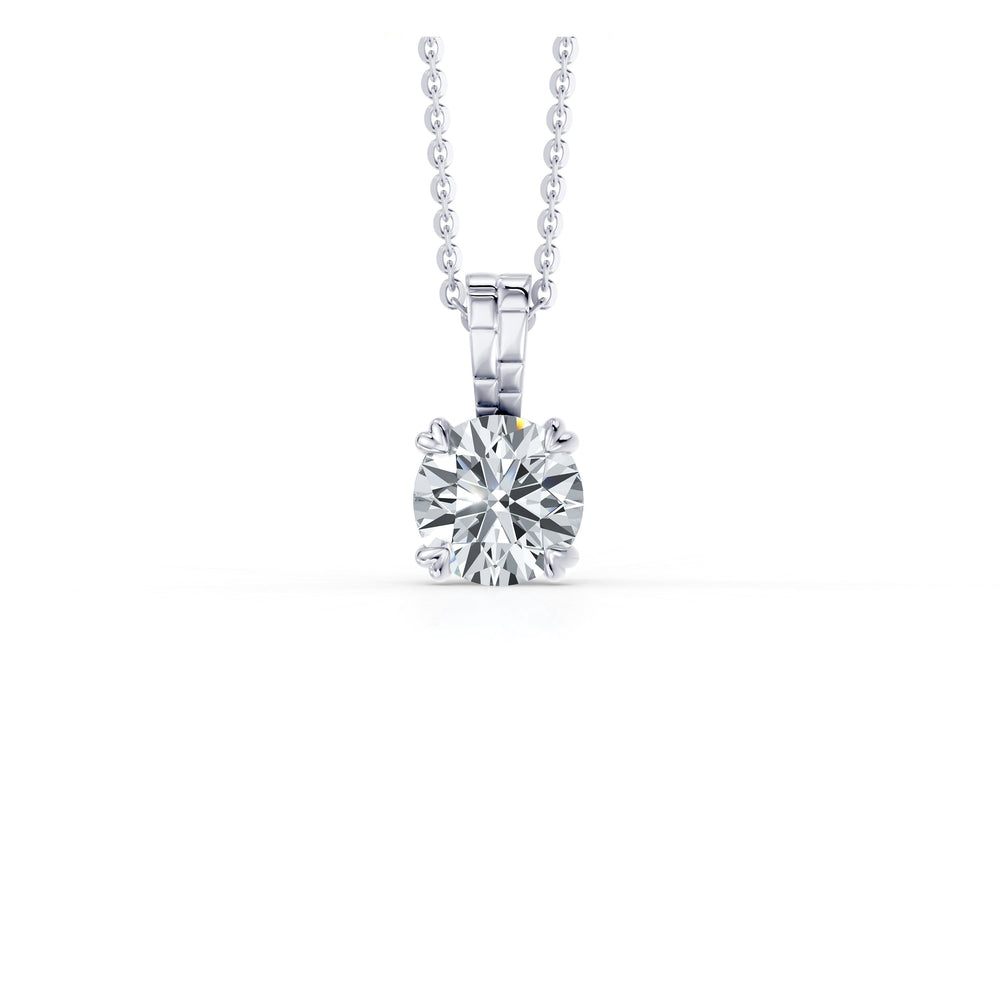 Soho Bezel Lab Diamond Round Brilliant Pendant image 29