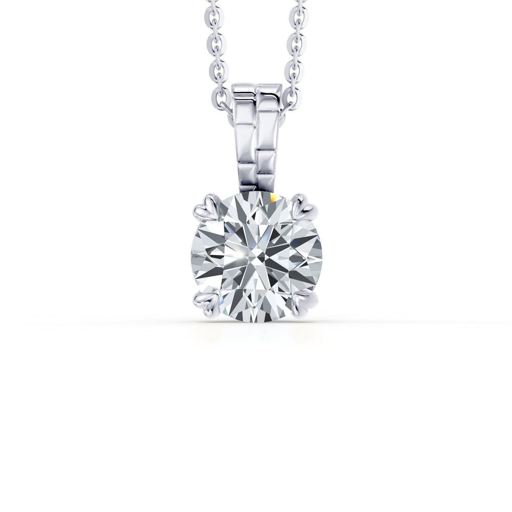 Soho Bezel Lab Diamond Round Brilliant Pendant image 18