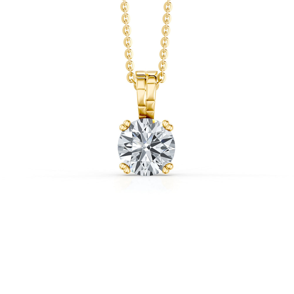 Soho Bezel Lab Diamond Round Brilliant Pendant image 21