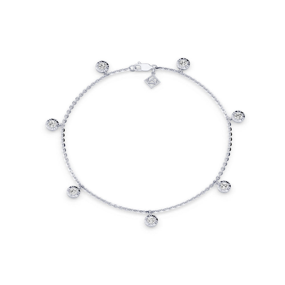 Soho Bezel Lab Diamond Charm Bracelet image 13