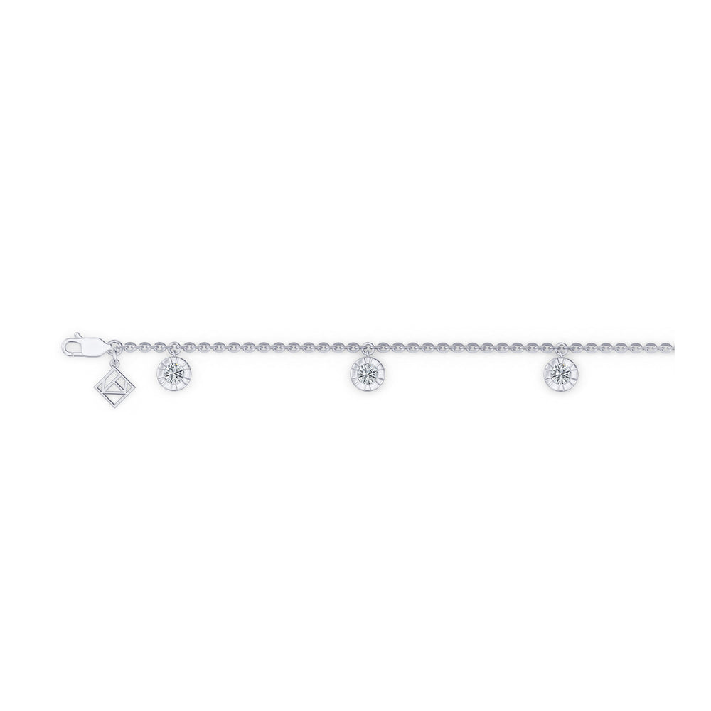 Soho Bezel Lab Diamond Charm Bracelet image 3