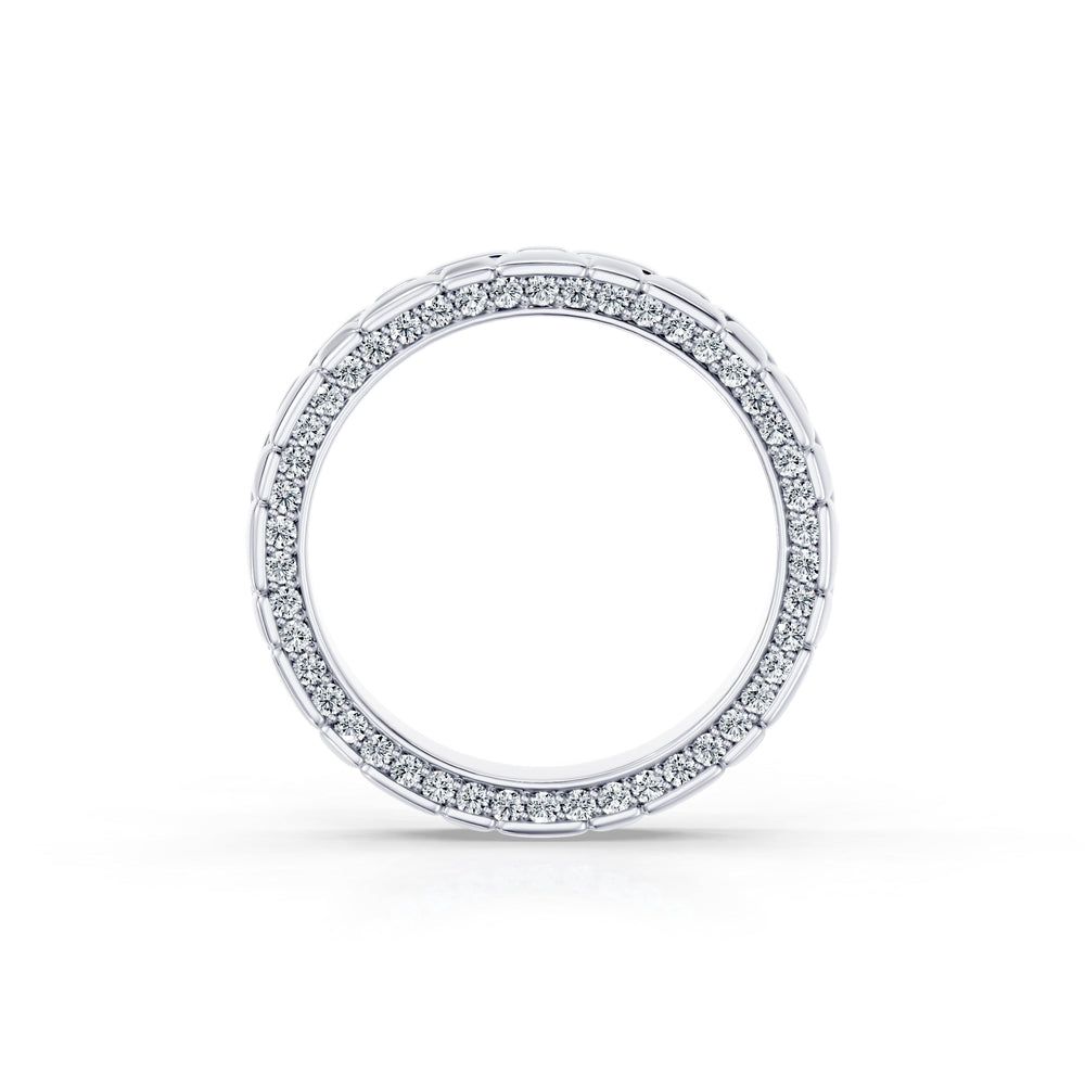 Soho 3MM Double Band Pave image 2