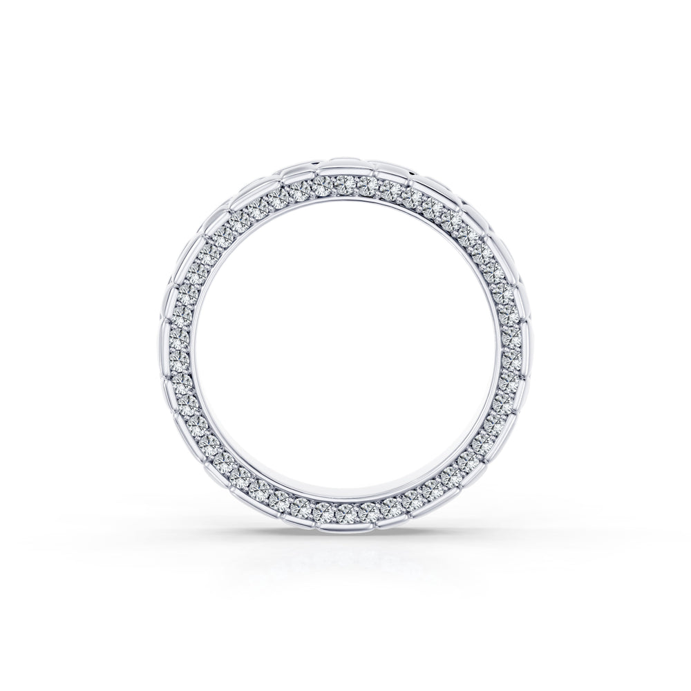 Soho 3MM Double Band Pave image 3