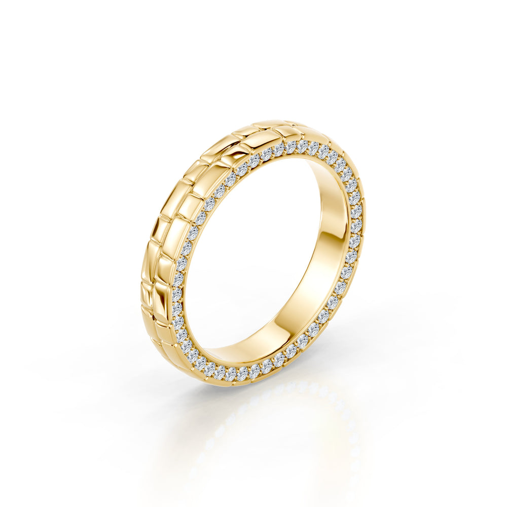 Soho 3MM Double Band Pave image 5