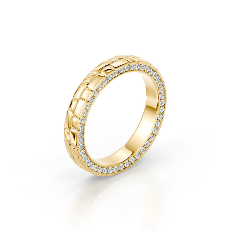 Soho 3MM Double Band Pave image 5