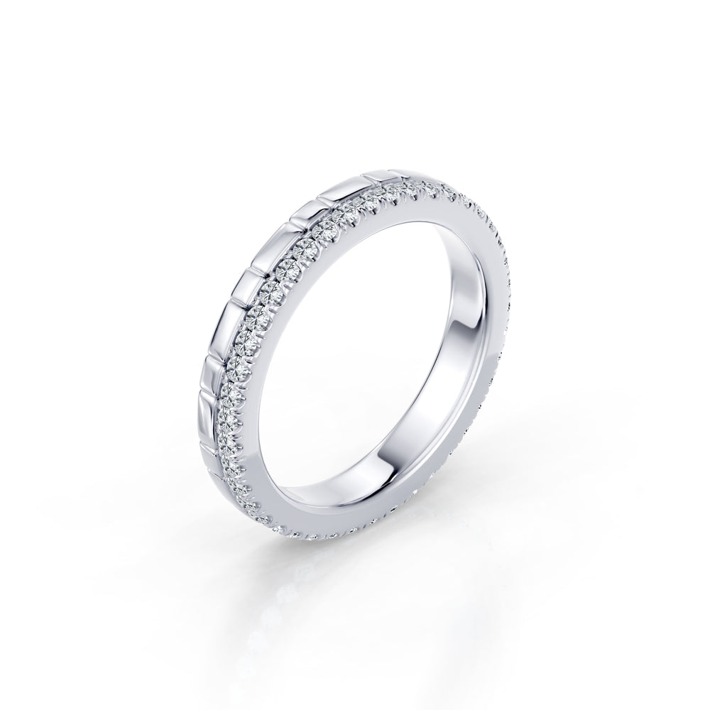 Soho 3MM Dual Band - One Row Pave image 13