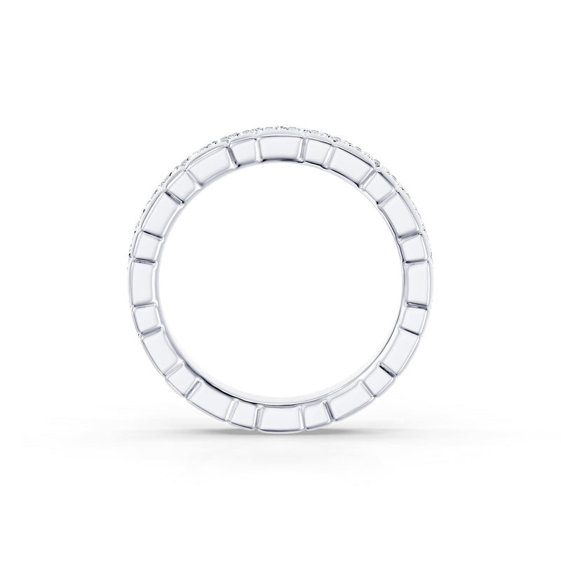 Soho 3MM Dual Band - One Row Pave image 2