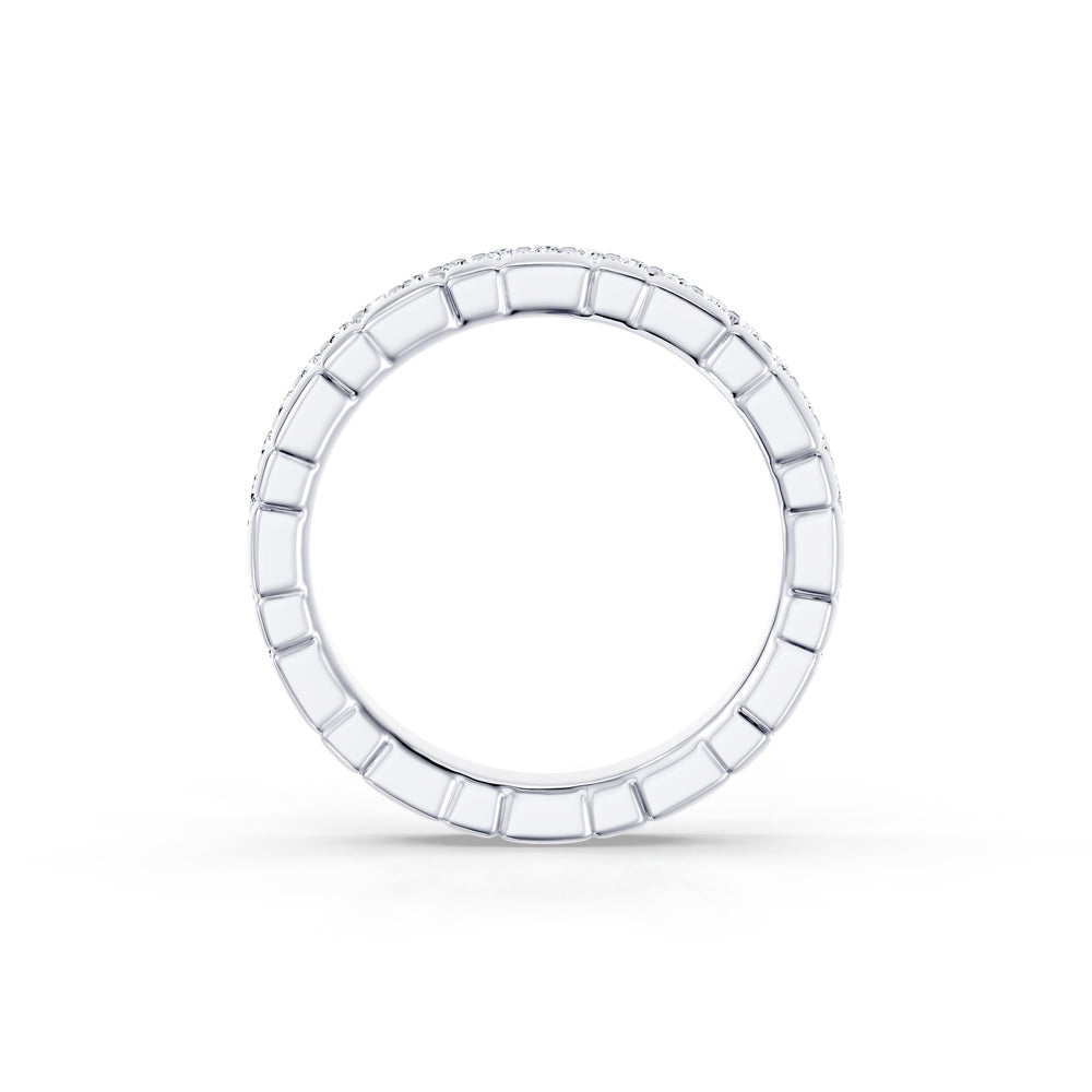 Soho 3MM Dual Band - One Row Pave image 11
