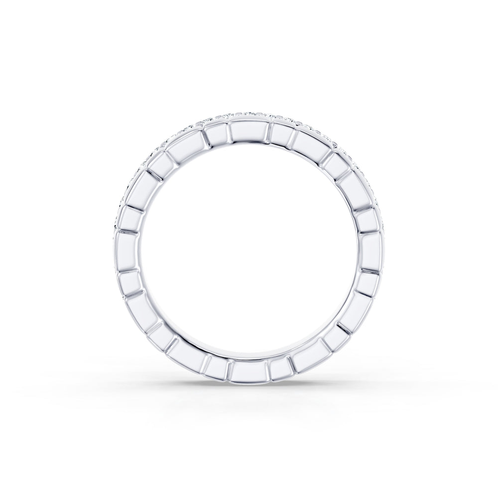 Soho 3MM Dual Band - One Row Pave image 3