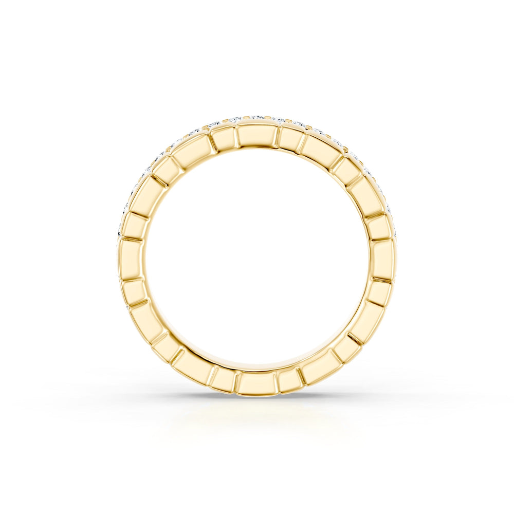 Soho 3MM Dual Band - One Row Pave image 5