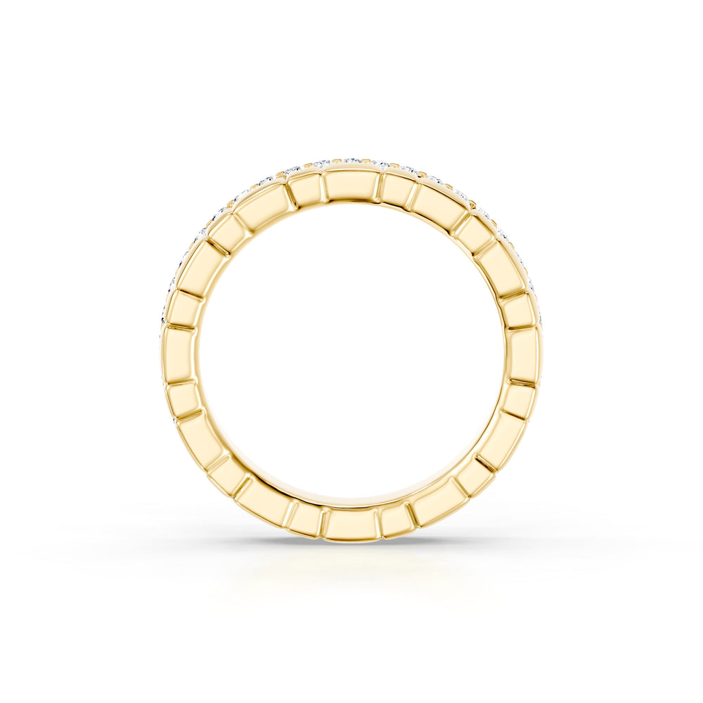 Soho 3MM Dual Band - One Row Pave image 7