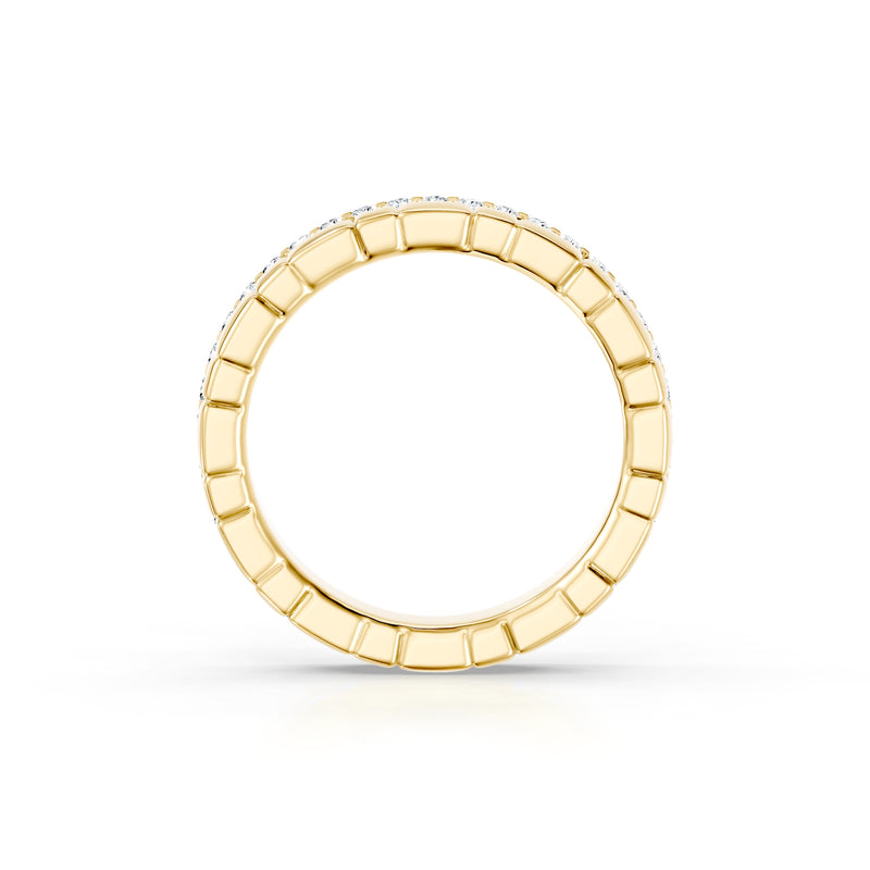 Soho 3MM Dual Band - One Row Pave image 7