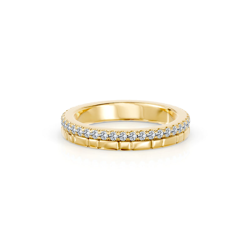 Soho 3MM Dual Band - One Row Pave image 6