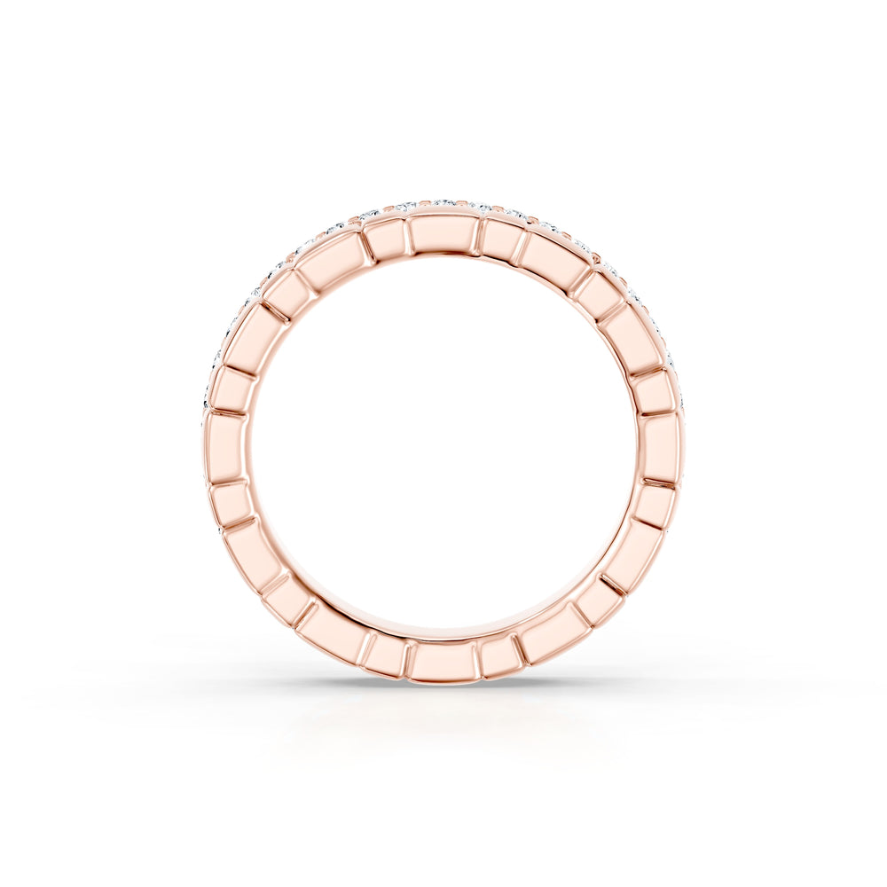 Soho 3MM Dual Band - One Row Pave image 11
