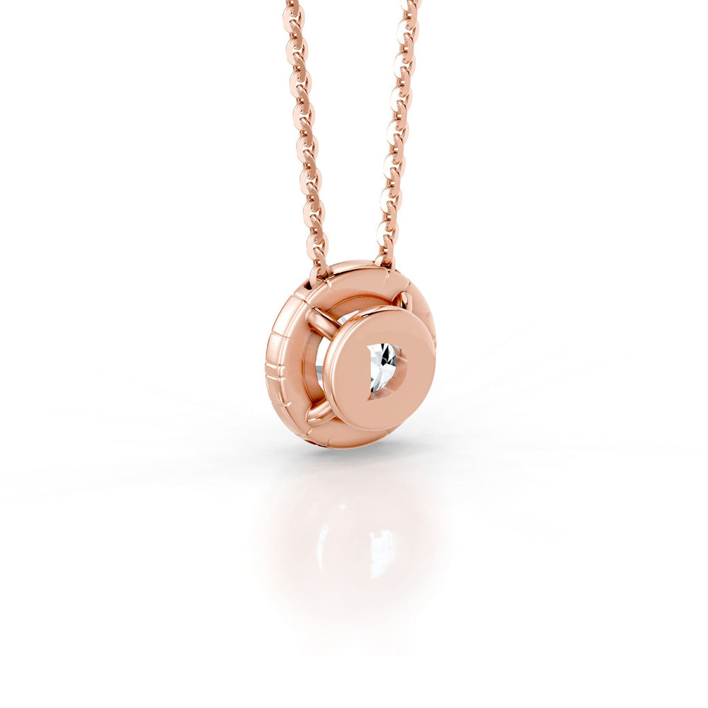 Soho Bezel Essential Lab Diamond Round Brilliant Necklace image 28