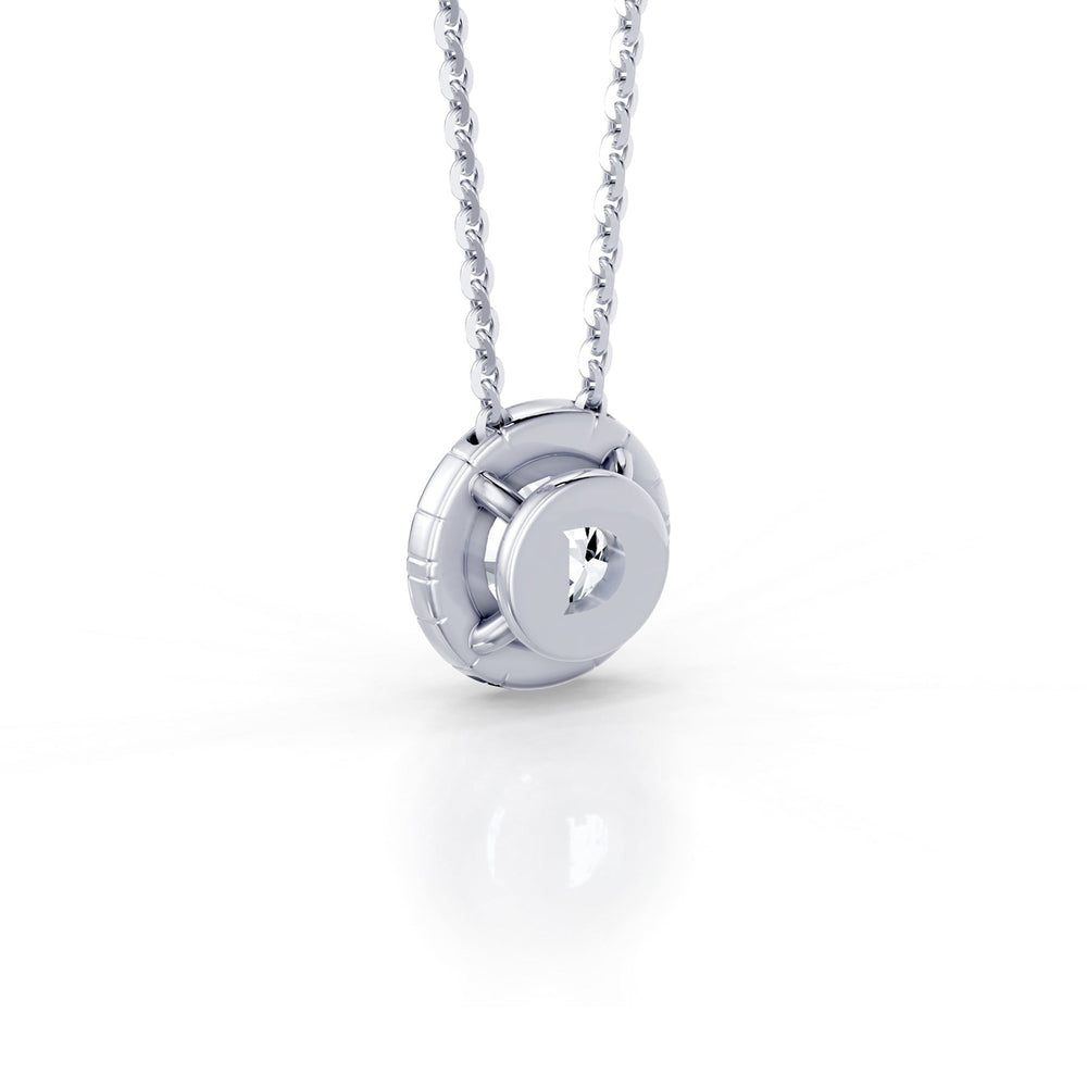 Soho Bezel Essential Lab Diamond Round Brilliant Necklace image 32