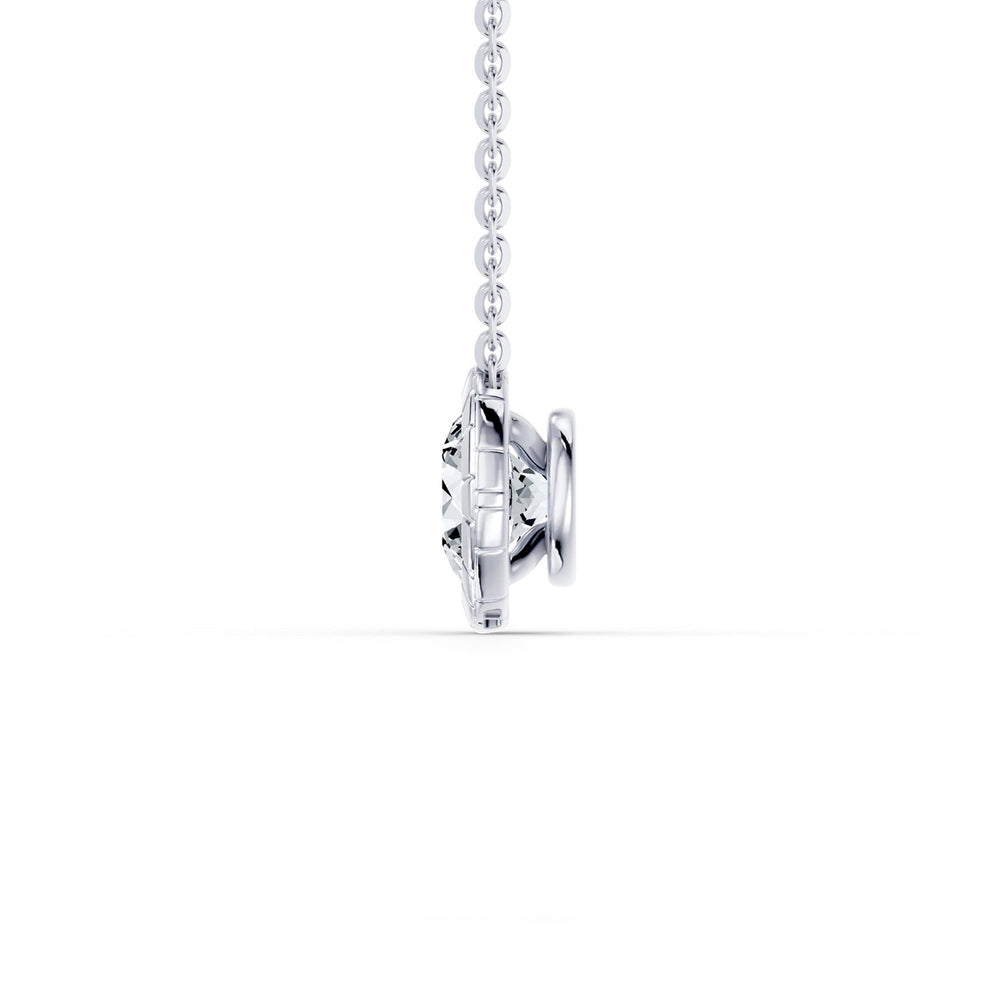 Soho Bezel Essential Lab Diamond Round Brilliant Necklace image 31