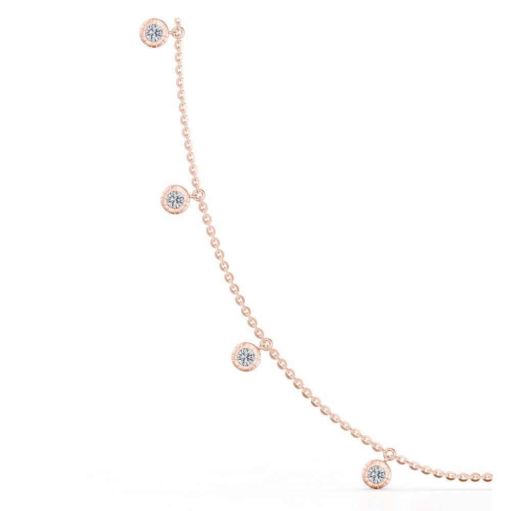 Soho Bezel Set Lab Diamond Charm Necklace image 13