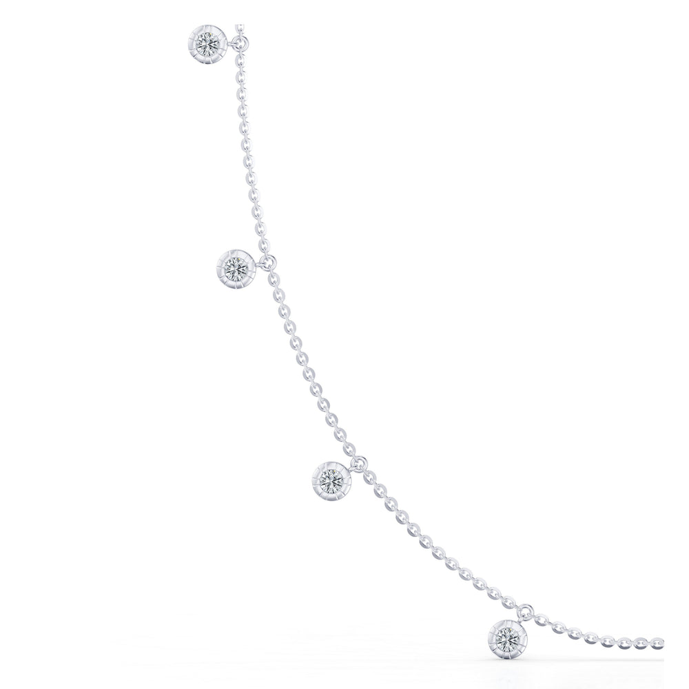 Soho Bezel Set Lab Diamond Charm Necklace image 18