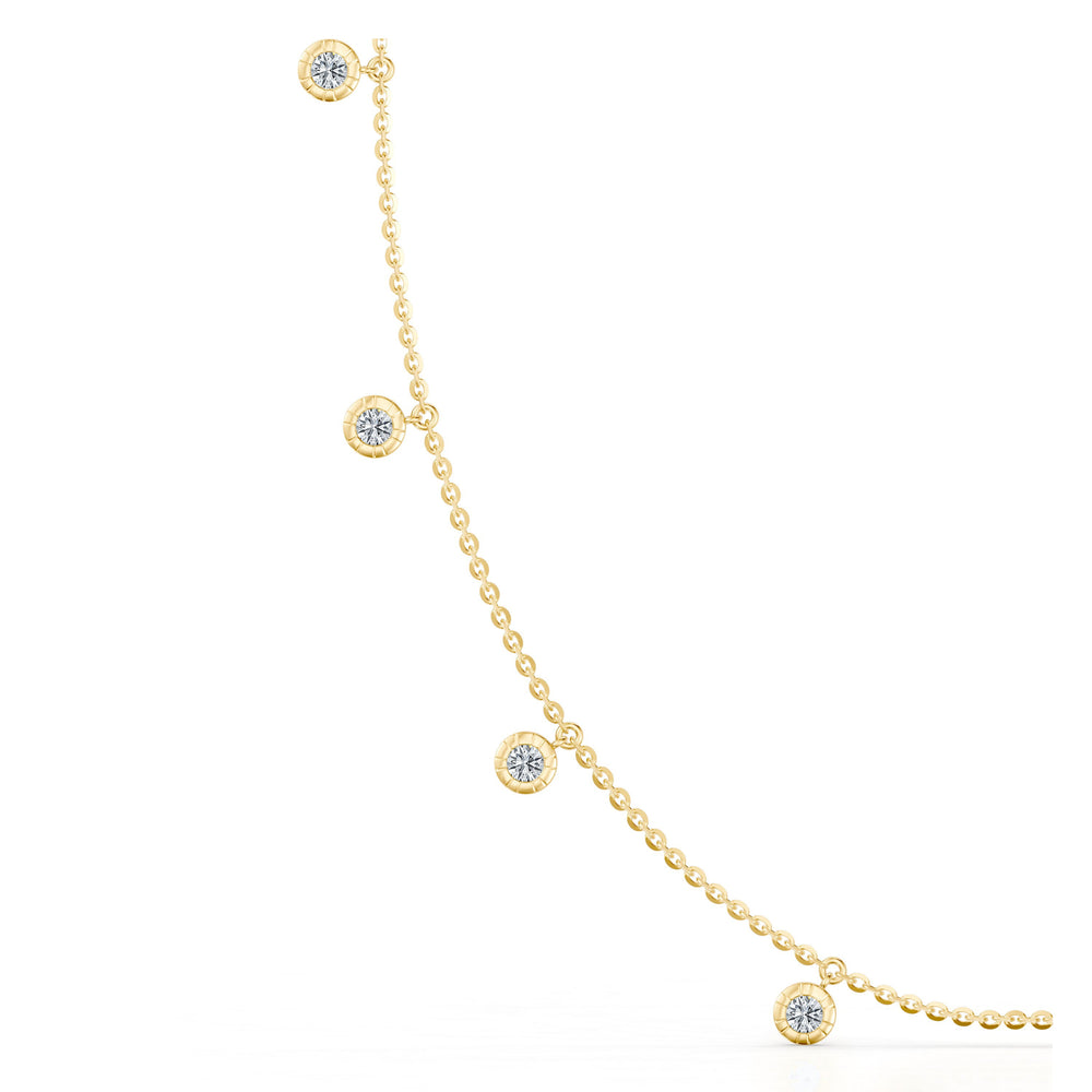 Soho Bezel Set Lab Diamond Charm Necklace image 8